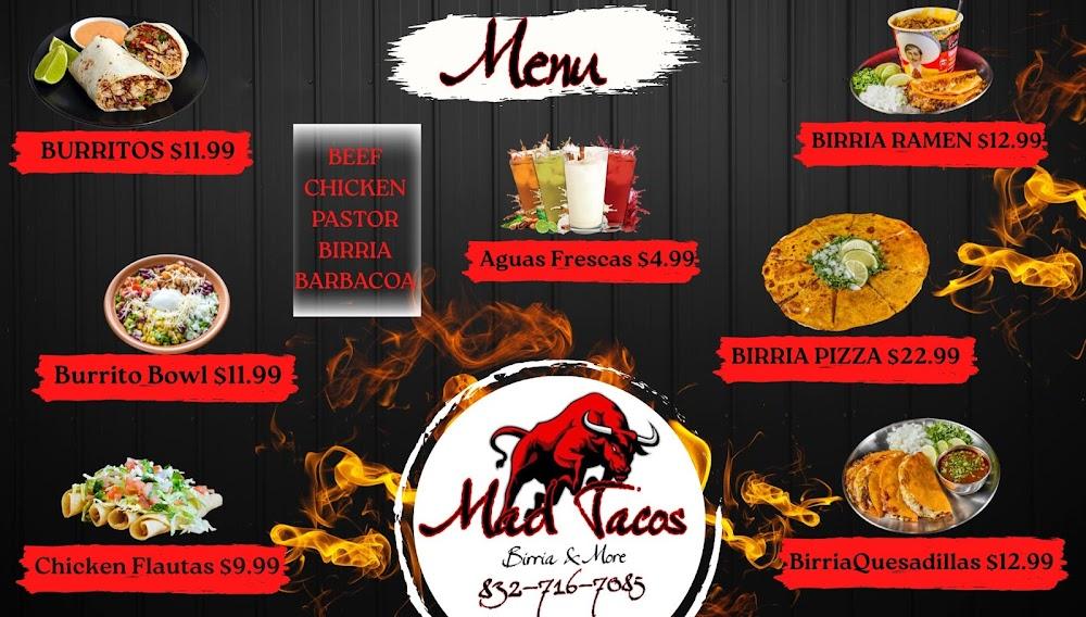 Mad Tacos Birria and More LLC Menu image 2